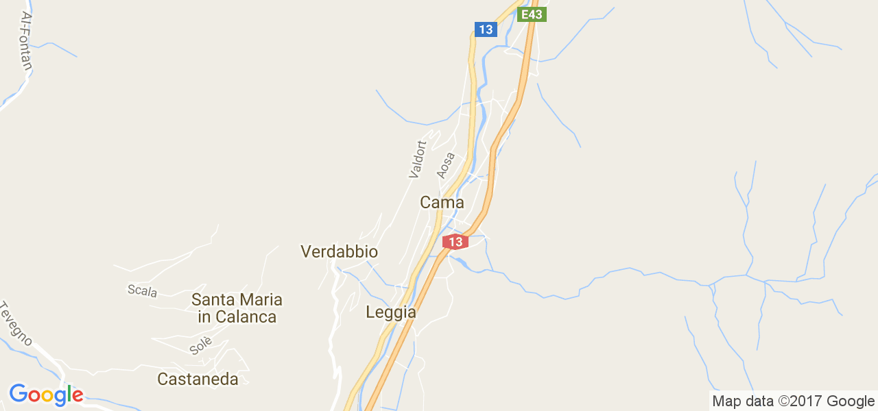 map de la ville de Cama