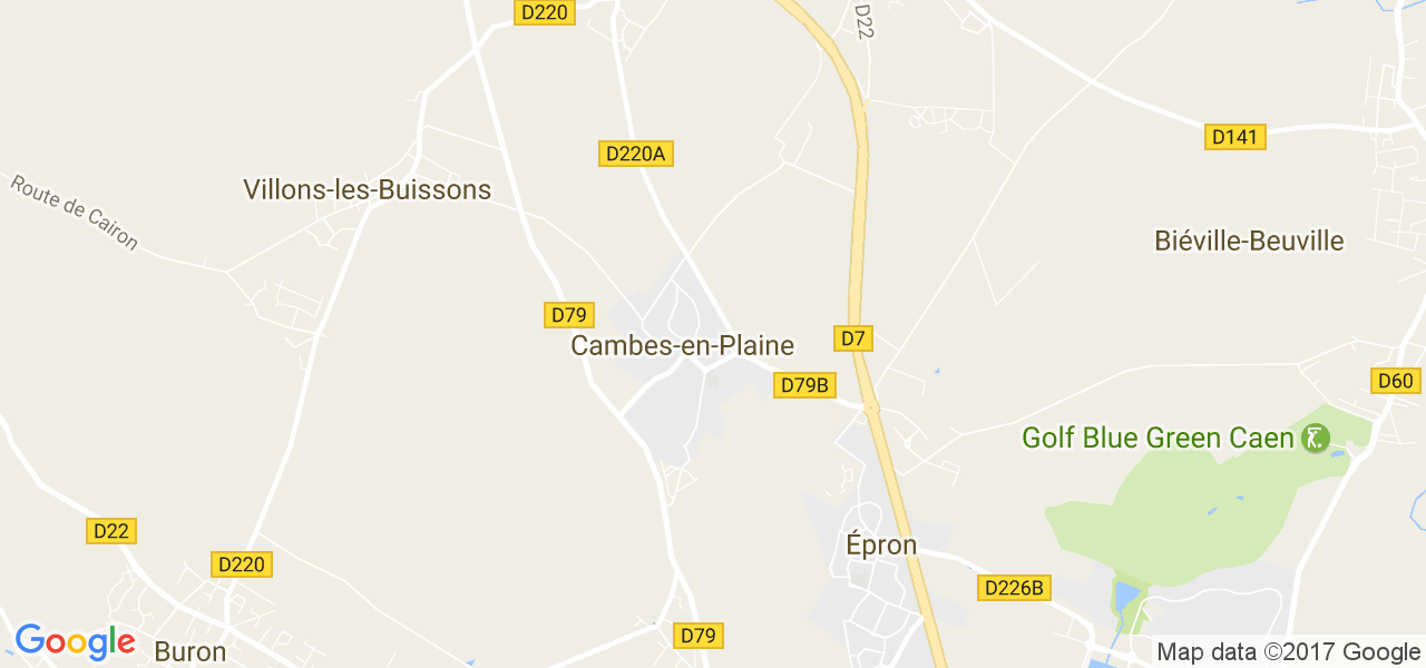 map de la ville de Cambes-en-Plaine