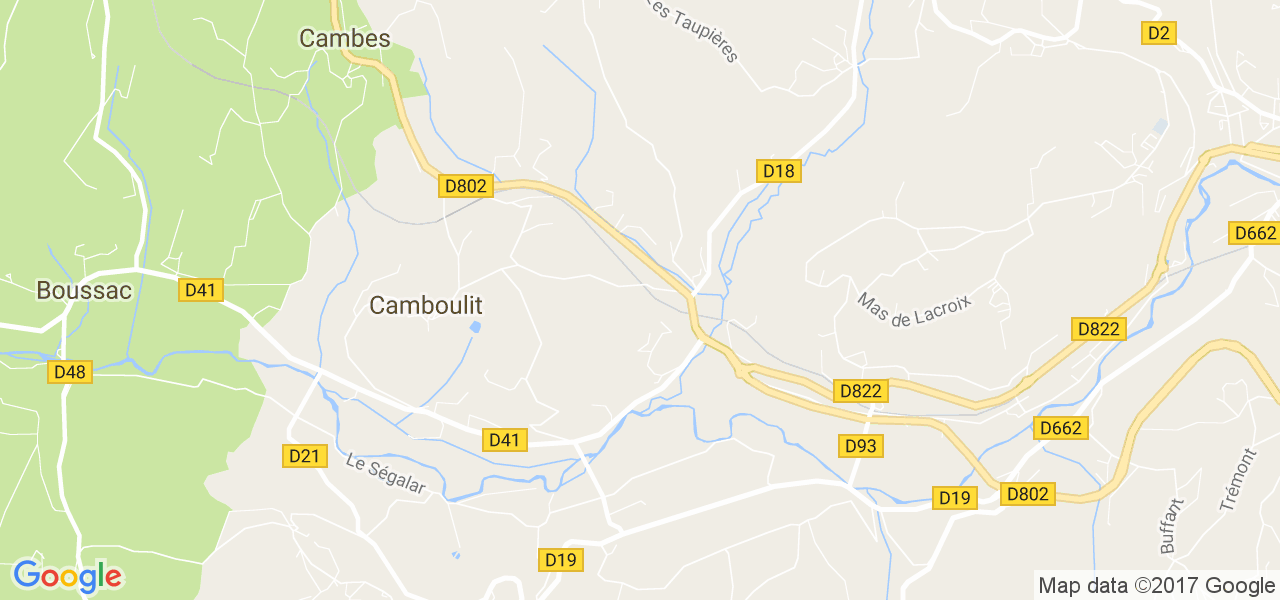 map de la ville de Camboulit