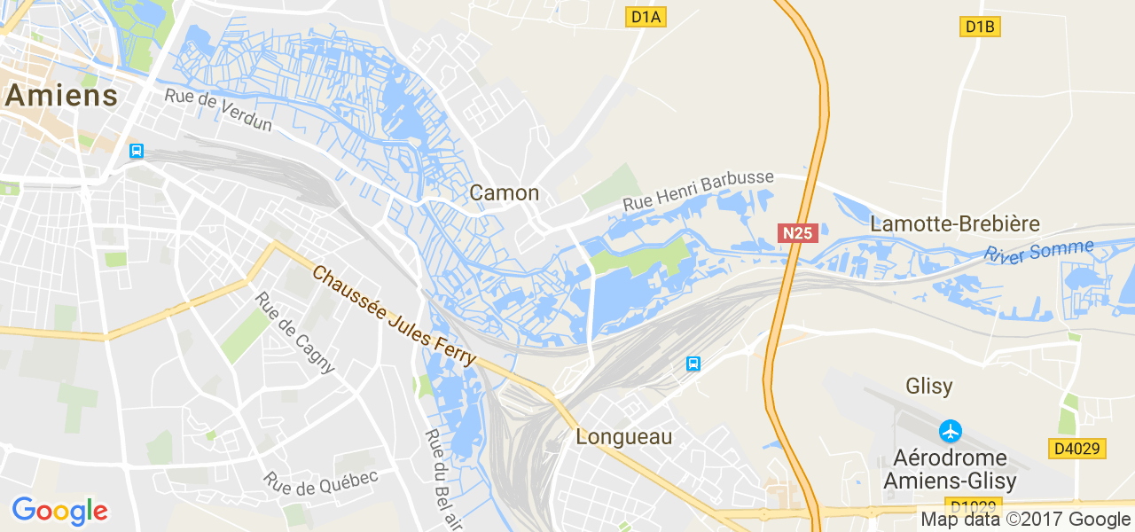 map de la ville de Camon