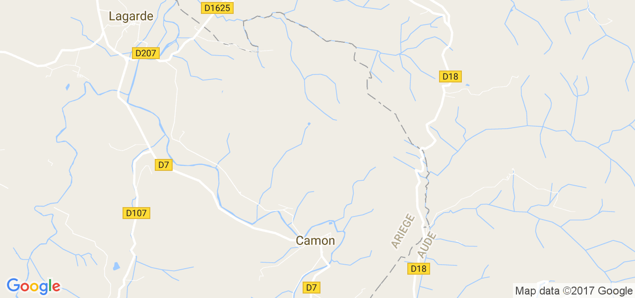 map de la ville de Camon