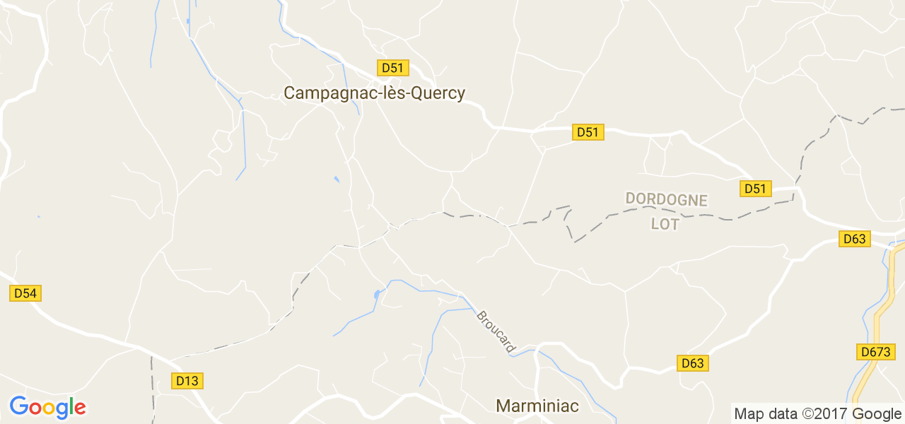 map de la ville de Campagnac-lès-Quercy