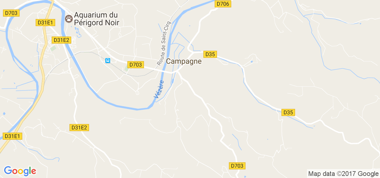 map de la ville de Campagne