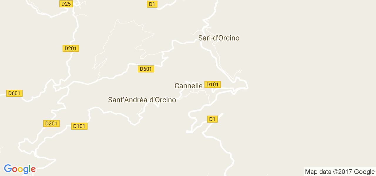 map de la ville de Cannelle