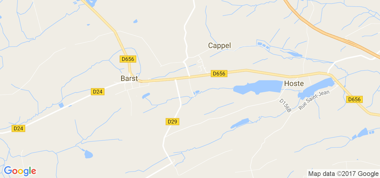 map de la ville de Cappel