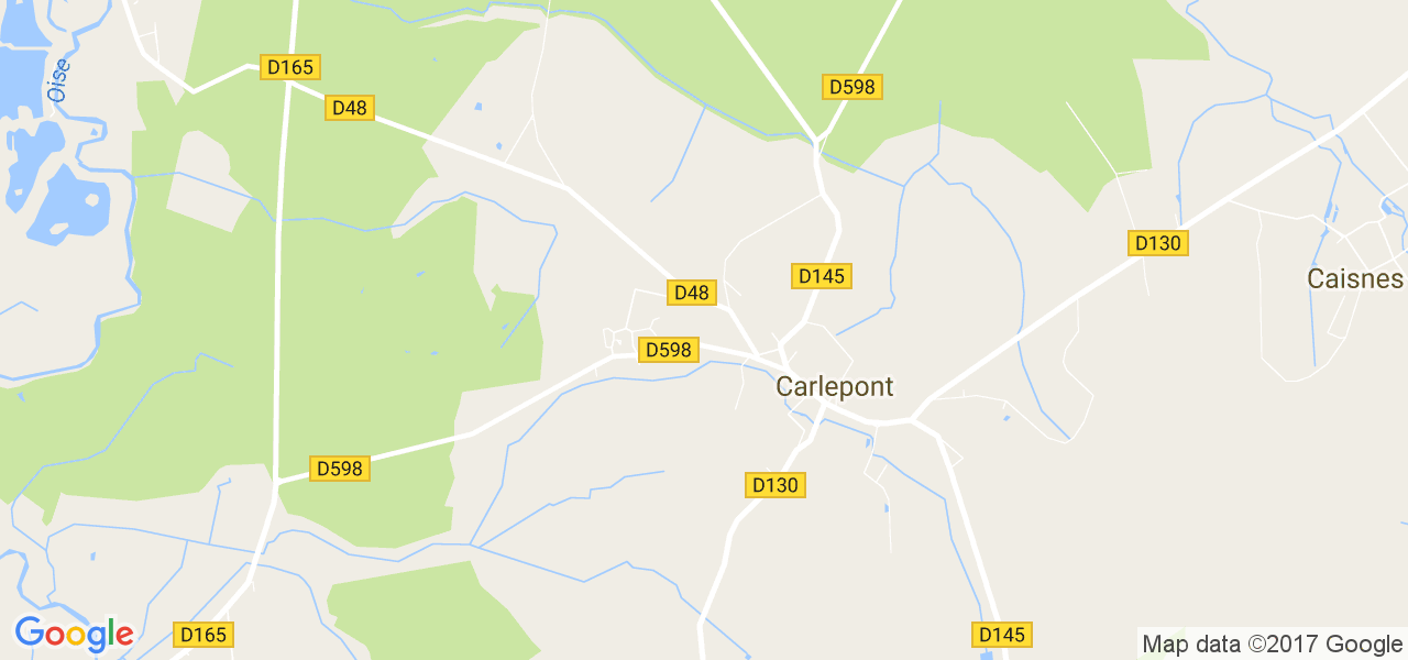 map de la ville de Carlepont