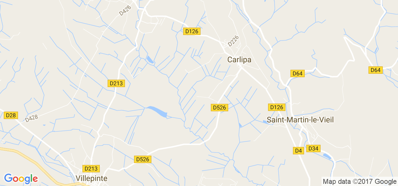 map de la ville de Carlipa