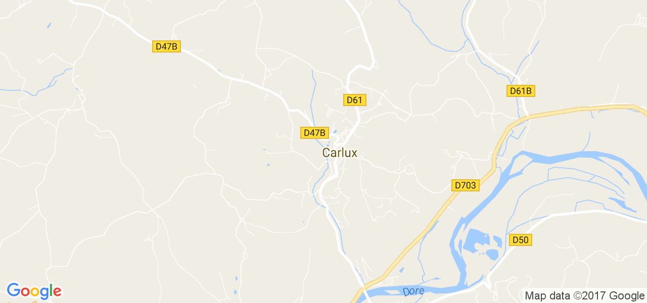 map de la ville de Carlux