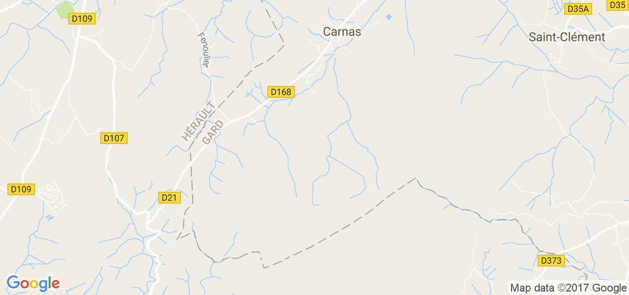 map de la ville de Carnas