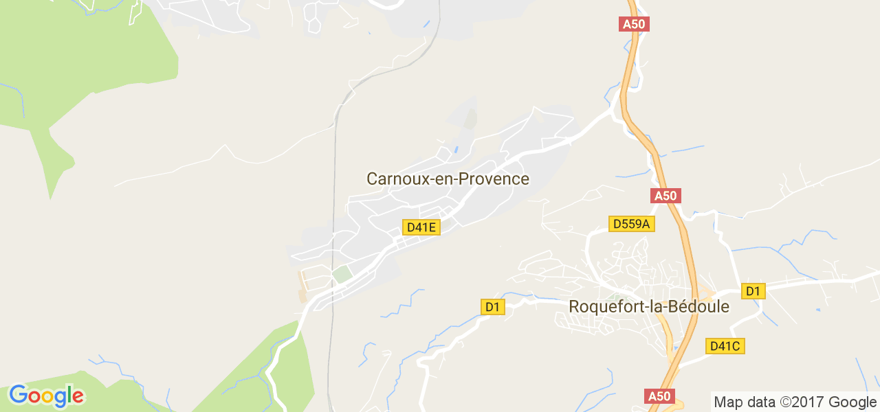 map de la ville de Carnoux-en-Provence