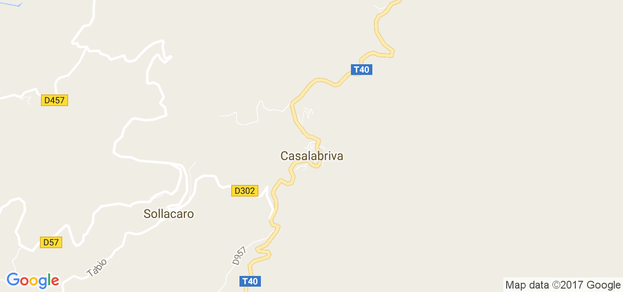 map de la ville de Casalabriva