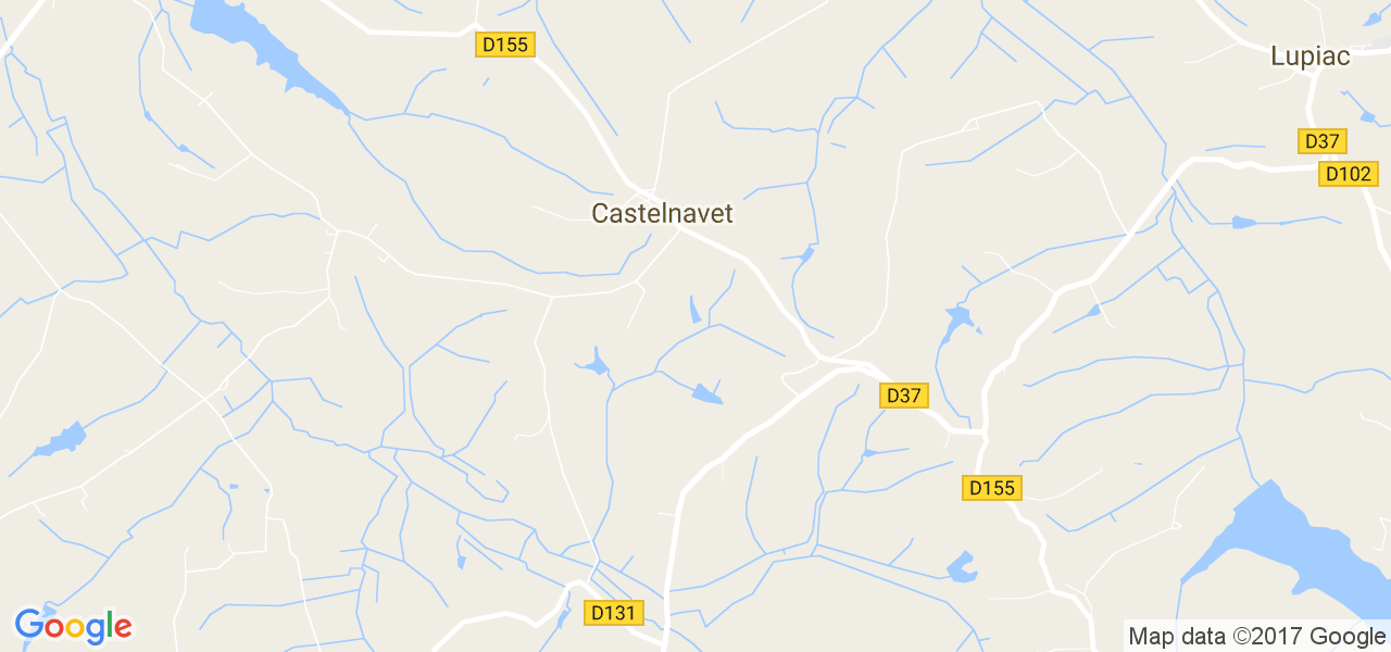 map de la ville de Castelnavet