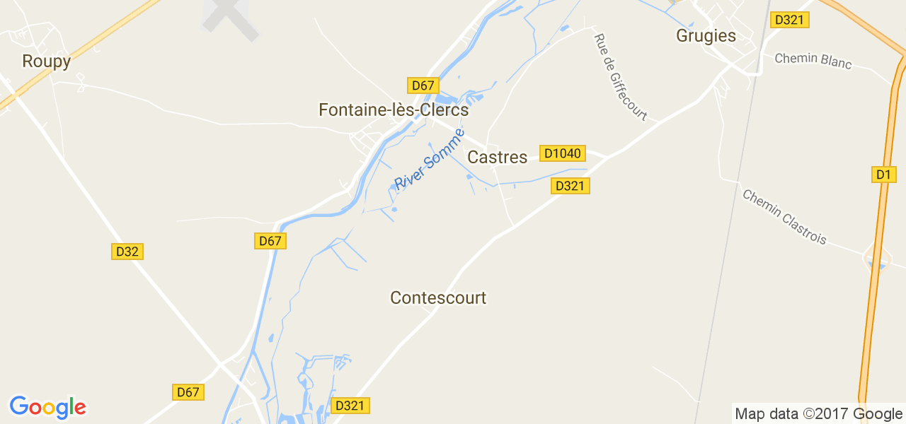 map de la ville de Castres