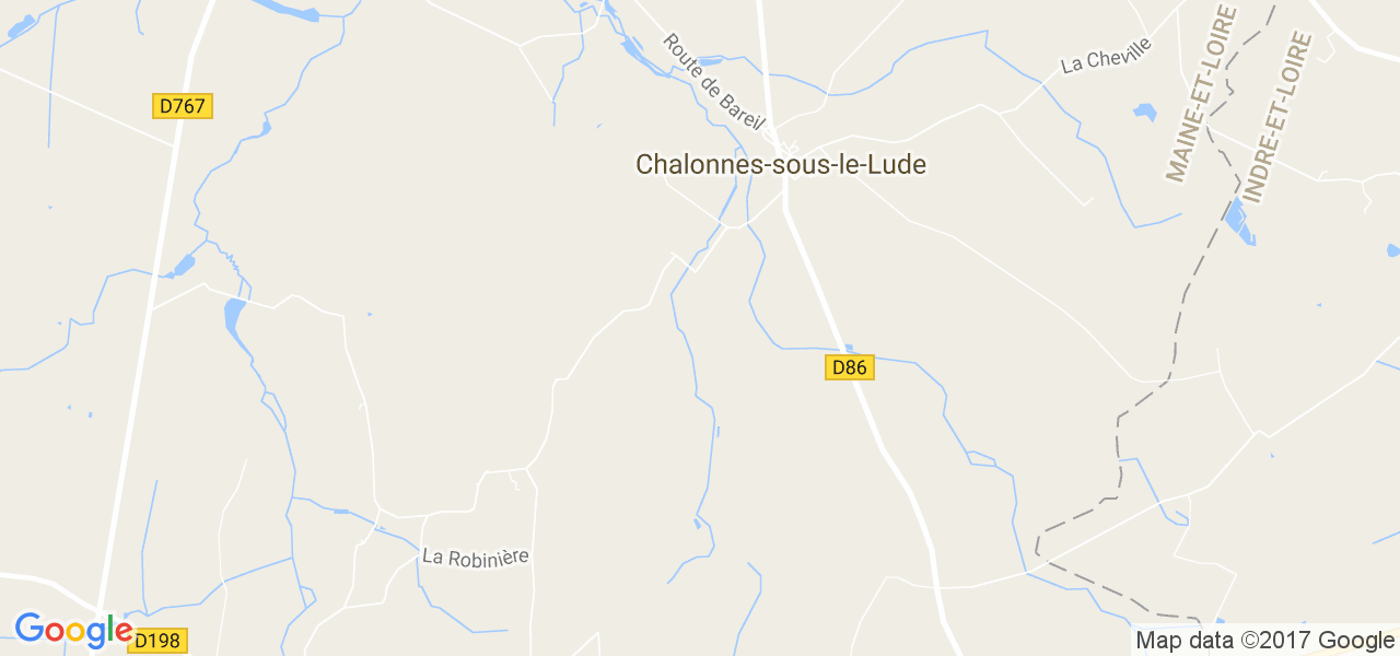 map de la ville de Chalonnes-sous-le-Lude