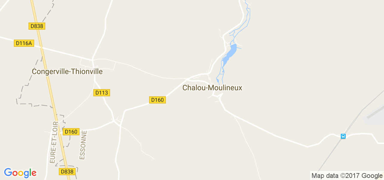 map de la ville de Chalou-Moulineux