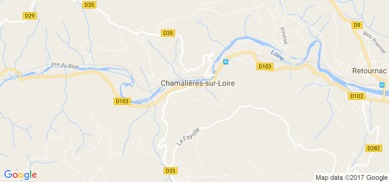 map de la ville de Chamalières-sur-Loire