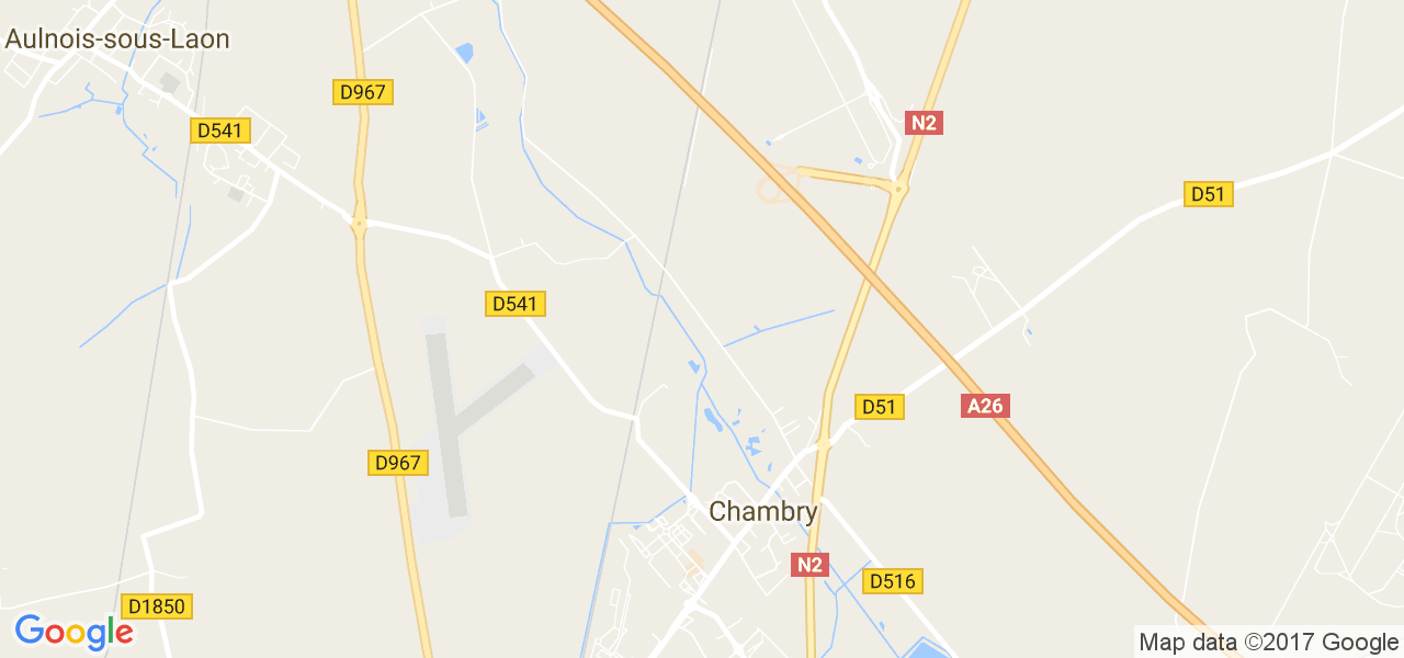 map de la ville de Chambry