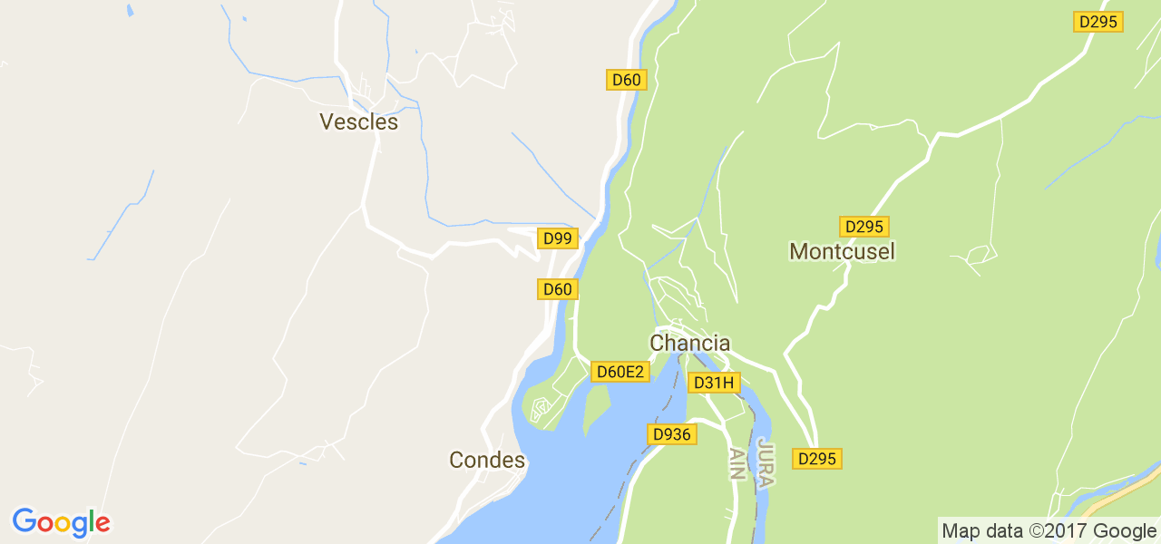 map de la ville de Chancia