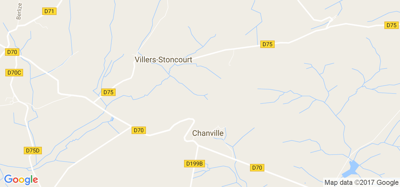 map de la ville de Chanville