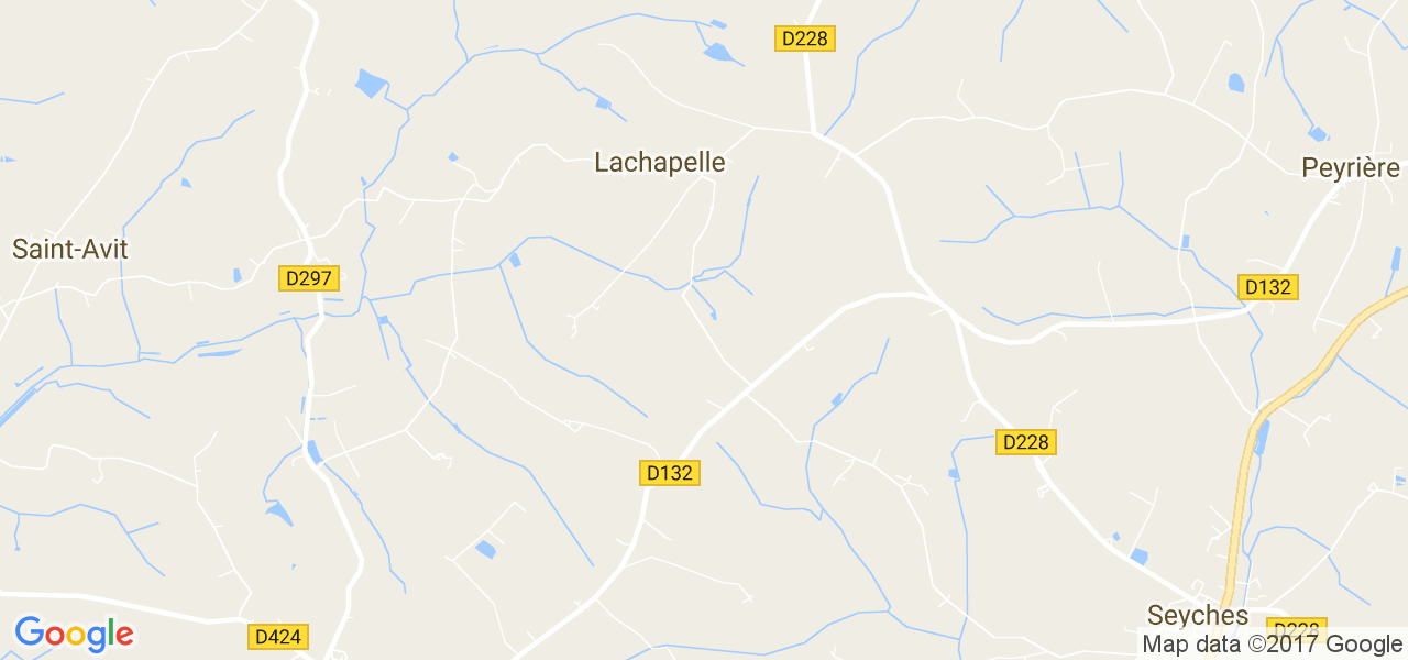 map de la ville de Chapelle