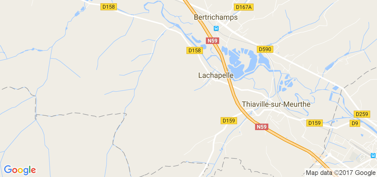 map de la ville de Chapelle