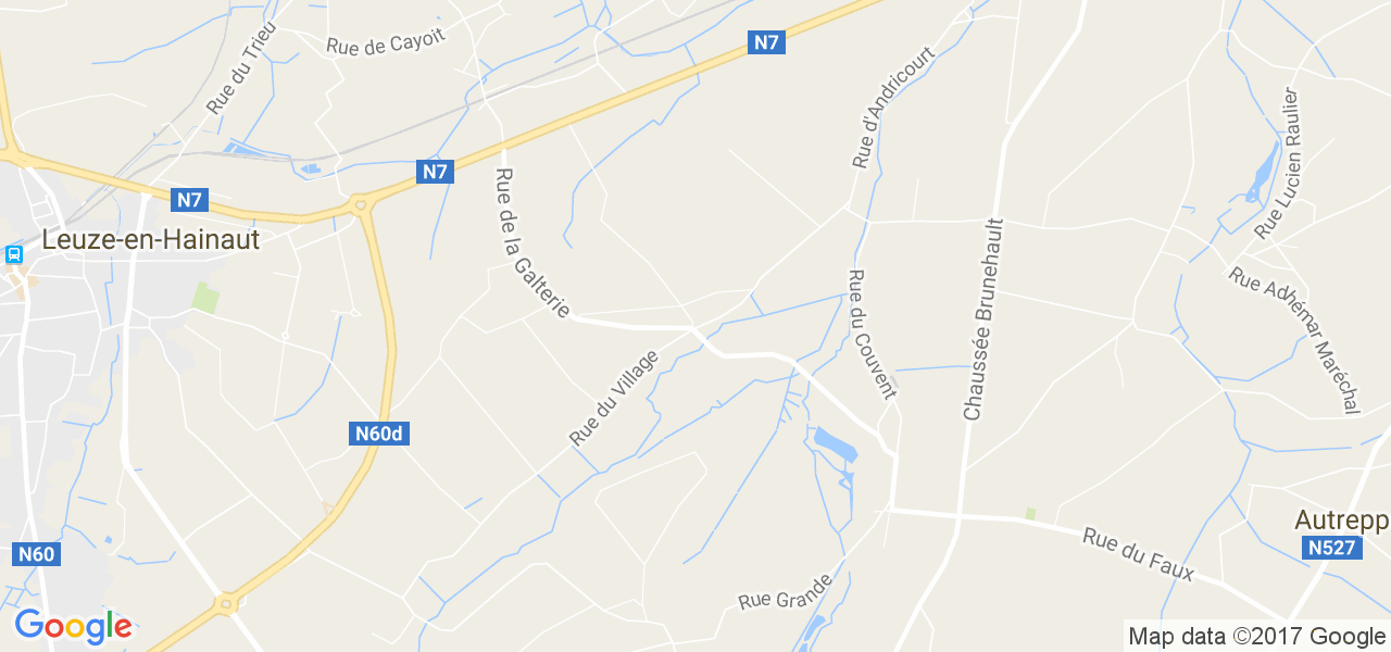 map de la ville de Chapelle-À-Oie