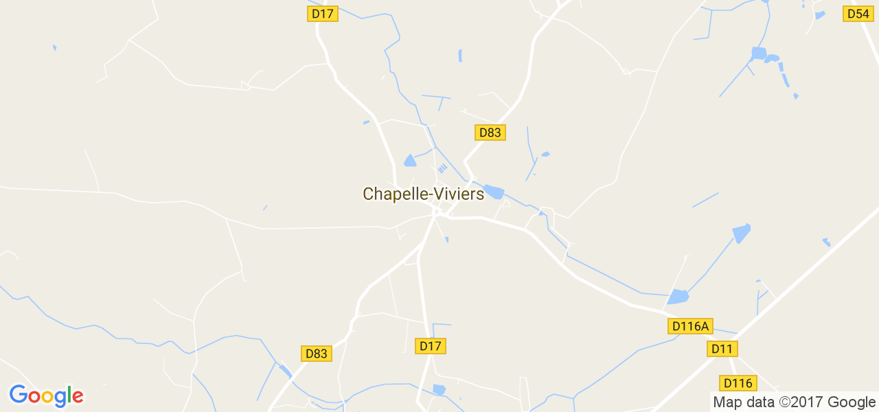 map de la ville de Chapelle-Viviers