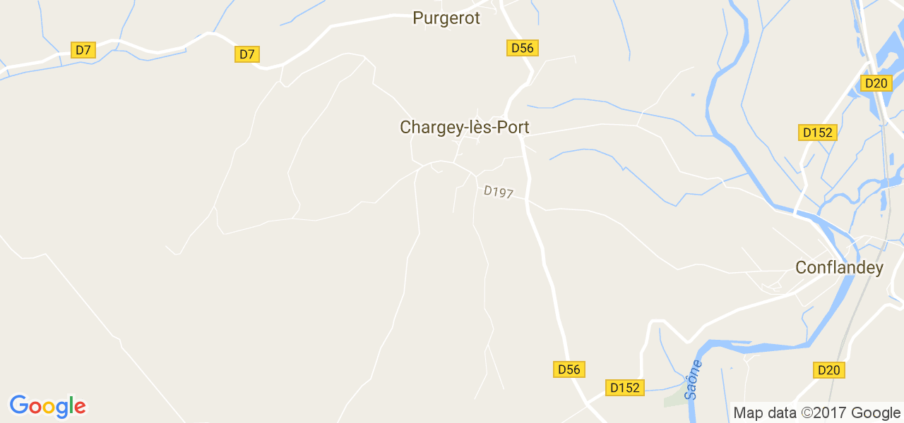 map de la ville de Chargey-lès-Port