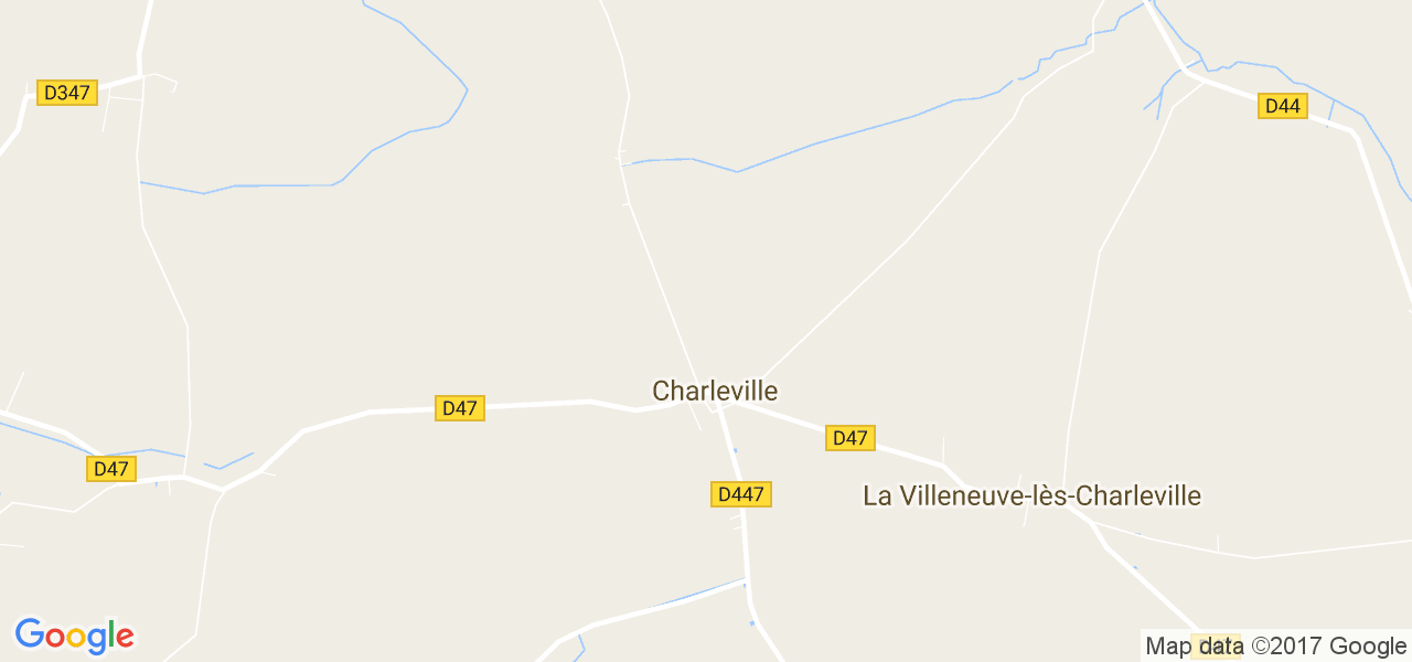 map de la ville de Charleville