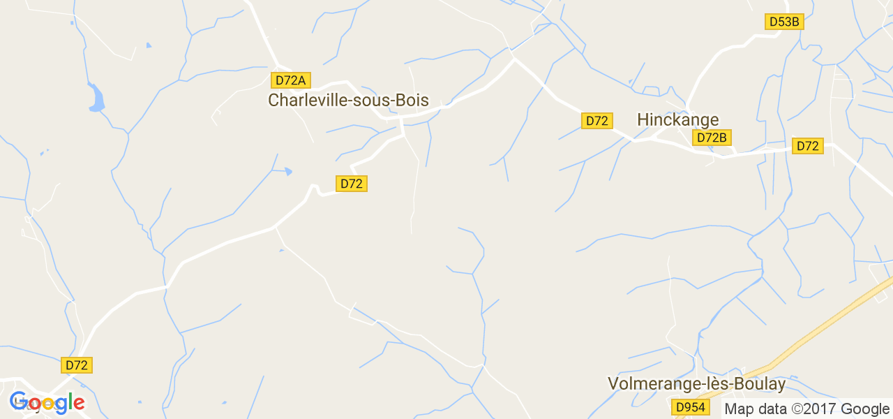 map de la ville de Charleville-sous-Bois