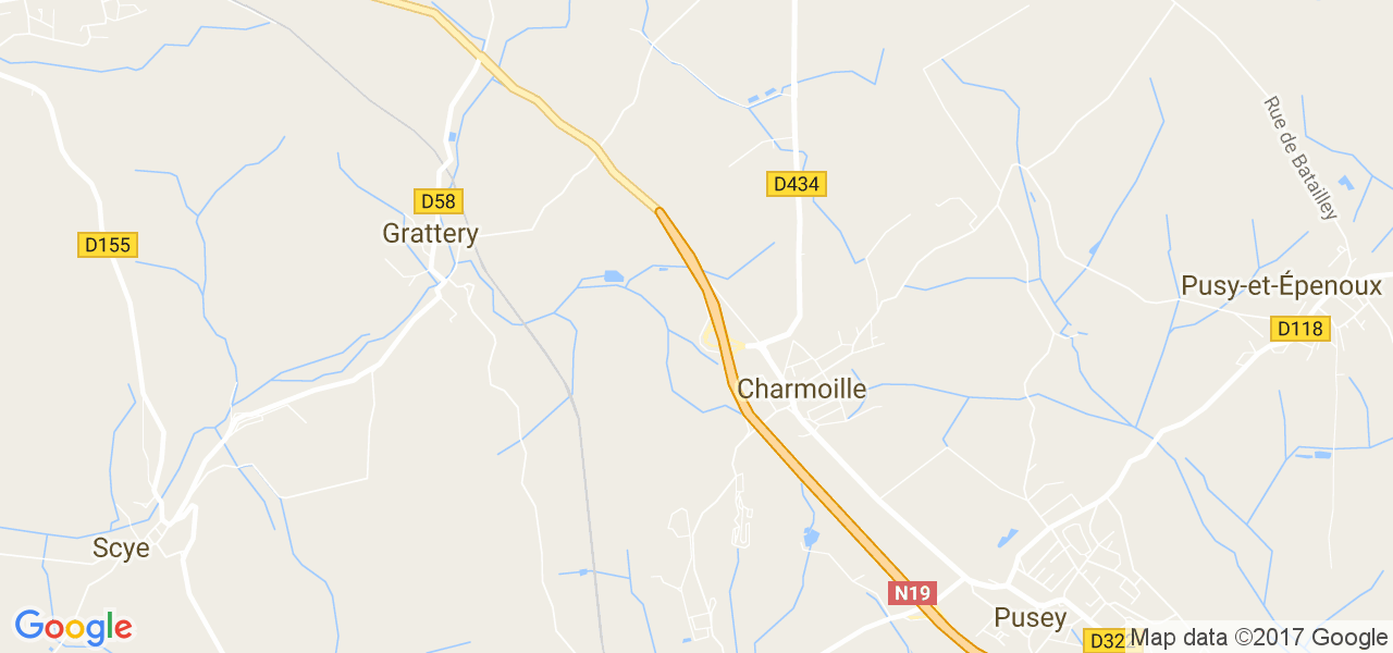 map de la ville de Charmoille