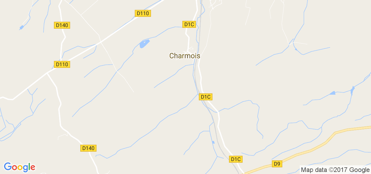 map de la ville de Charmois