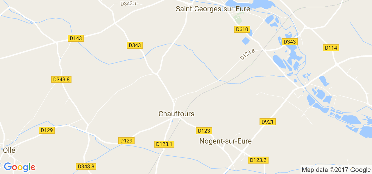 map de la ville de Chauffours