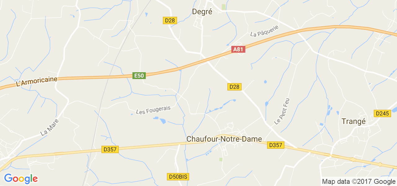 map de la ville de Chaufour-Notre-Dame