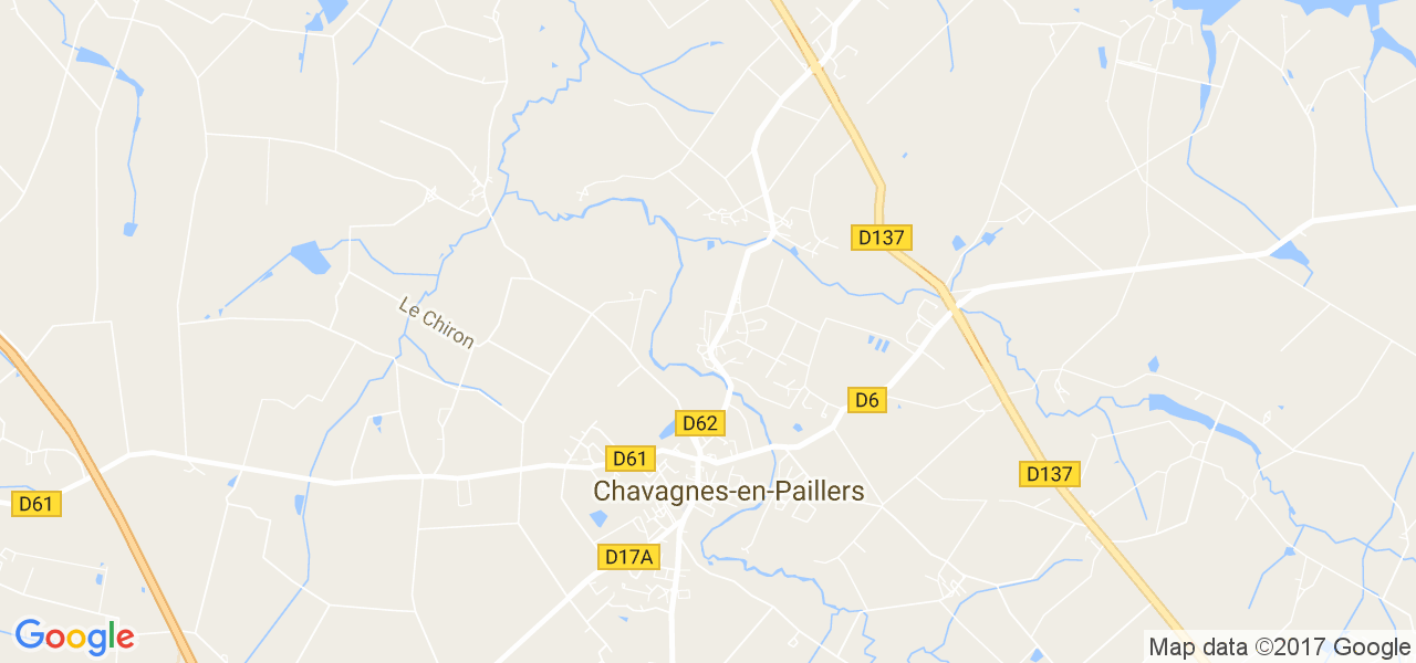 map de la ville de Chavagnes-en-Paillers