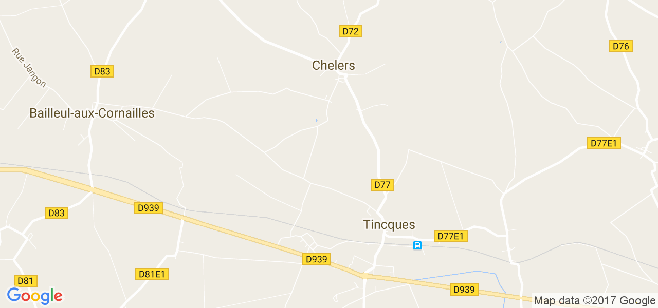 map de la ville de Chelers