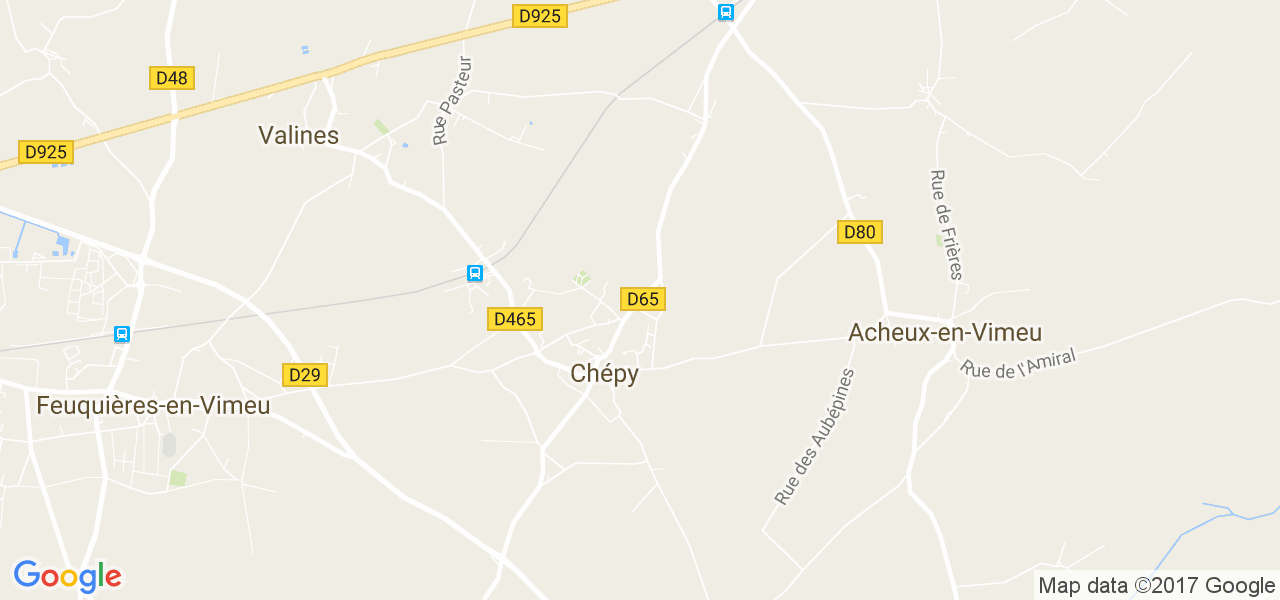 map de la ville de Chepy