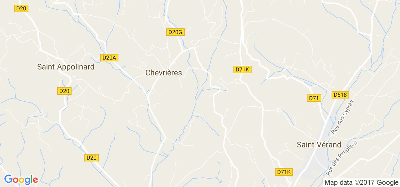 map de la ville de Chevrières