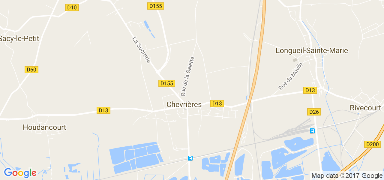 map de la ville de Chevrières