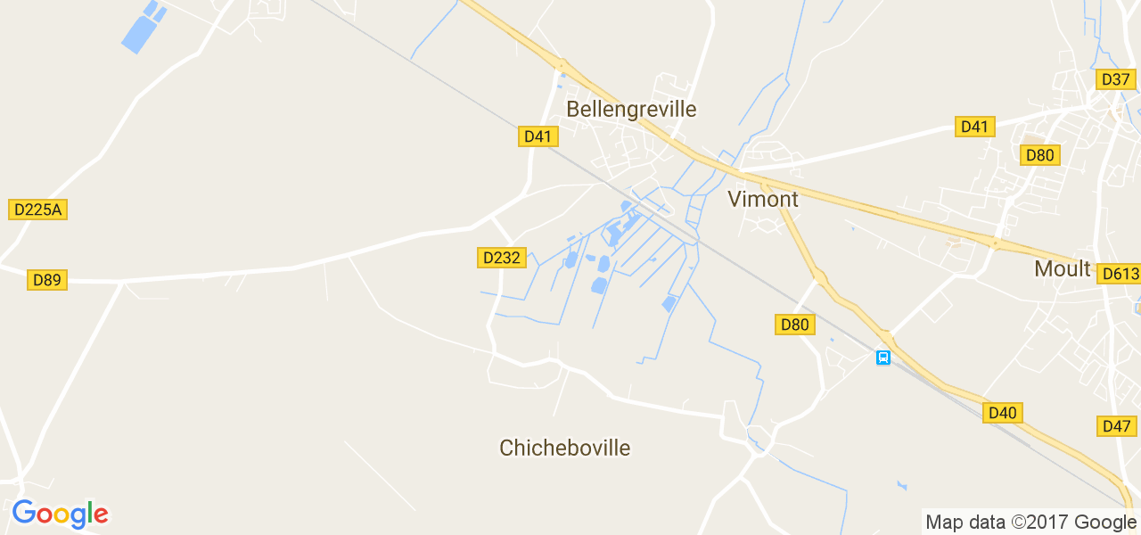 map de la ville de Chicheboville