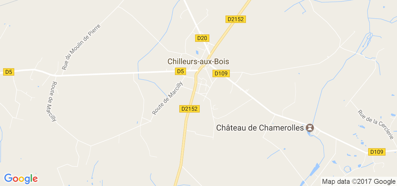 map de la ville de Chilleurs-aux-Bois