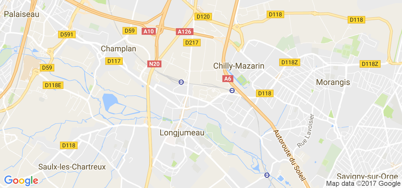 map de la ville de Chilly-Mazarin