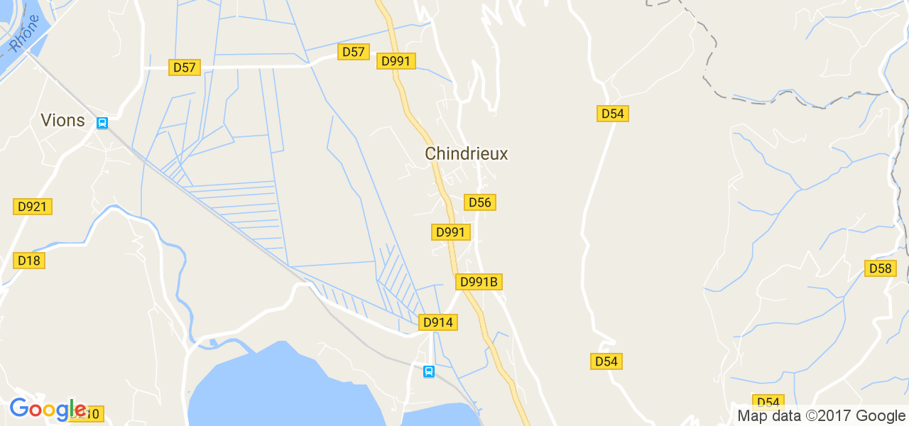 map de la ville de Chindrieux