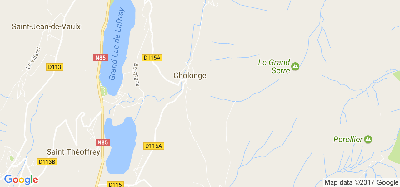 map de la ville de Cholonge