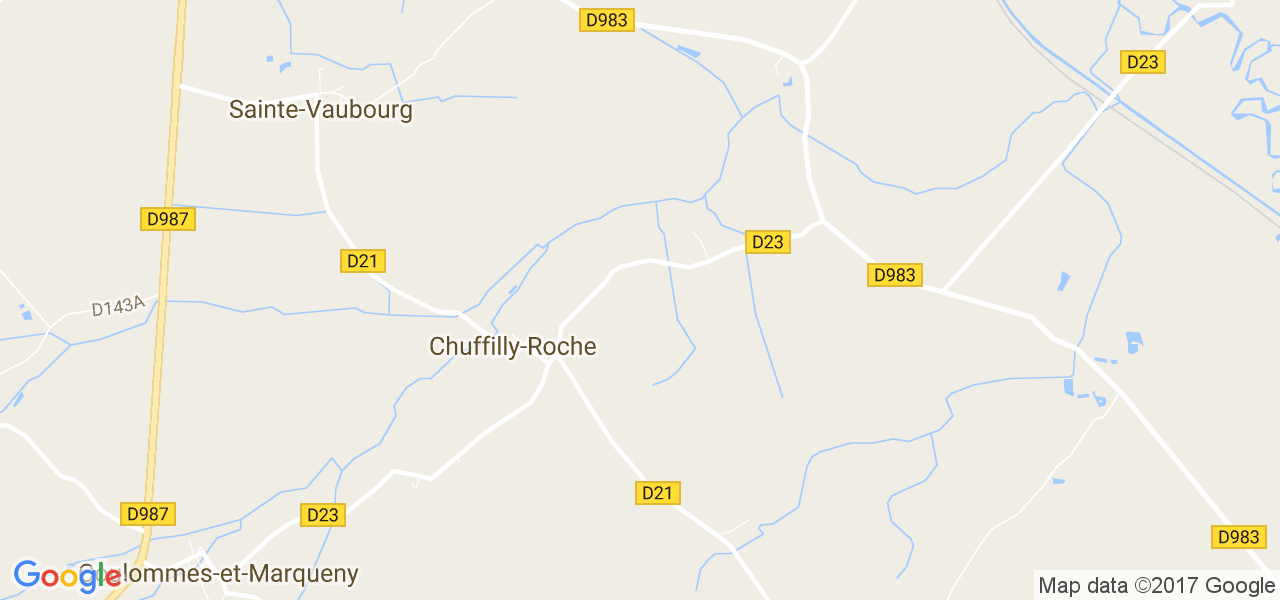 map de la ville de Chuffilly-Roche