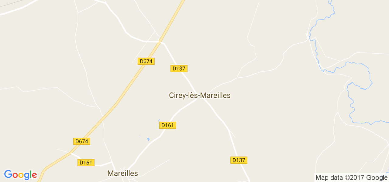 map de la ville de Cirey-lès-Mareilles