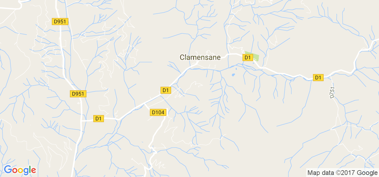 map de la ville de Clamensane