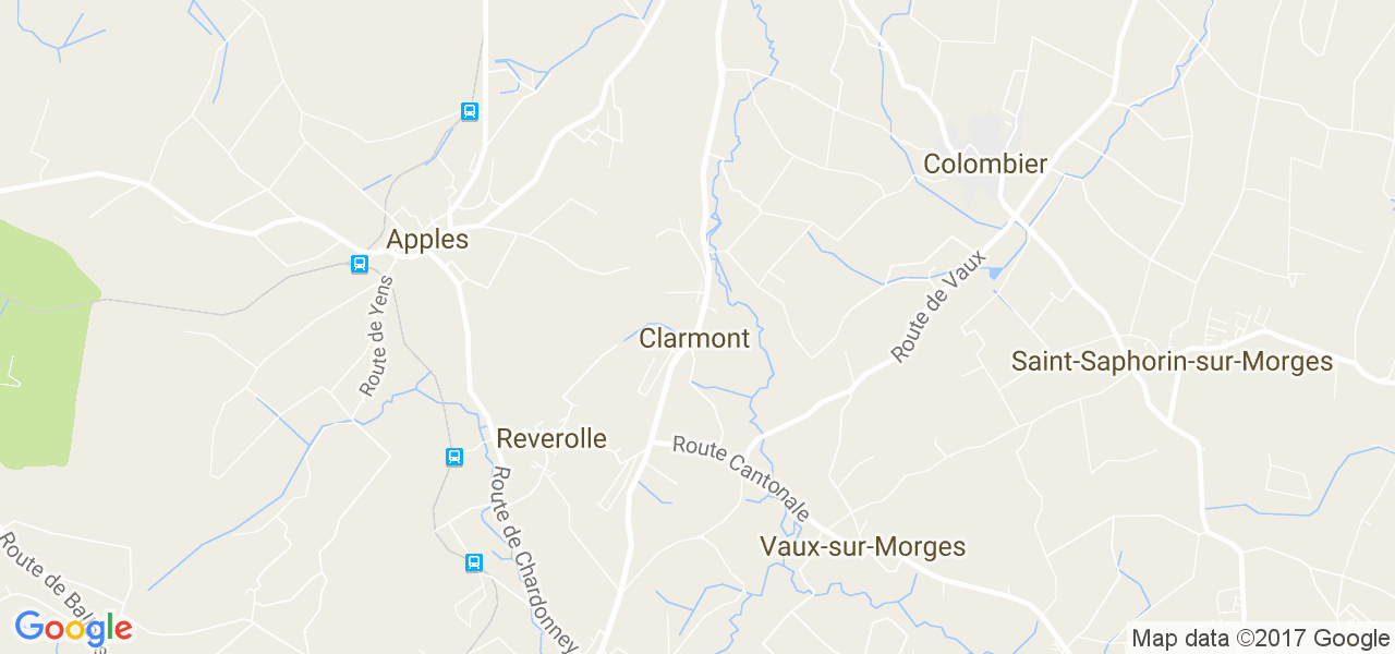 map de la ville de Clarmont