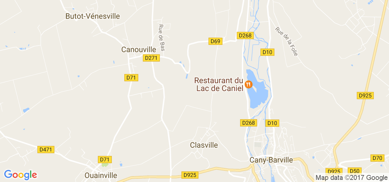 map de la ville de Clasville