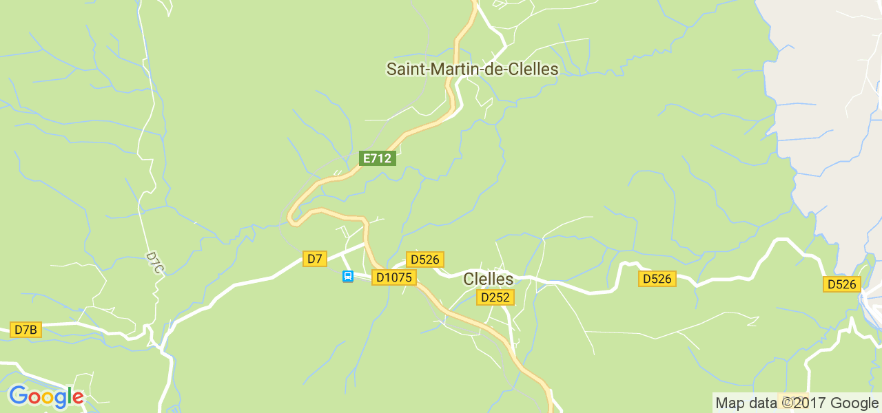 map de la ville de Clelles